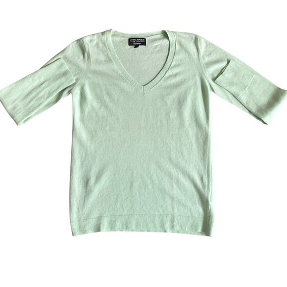 Banana Republic Filpucci Cashmere Blend Semi Fitted V Neck Sweater - Picture 1 of 8